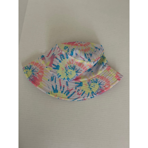 Men's Unbranded Tie Dye Bucket Hat White Multi One Size *NEW* - Picture 5 of 7